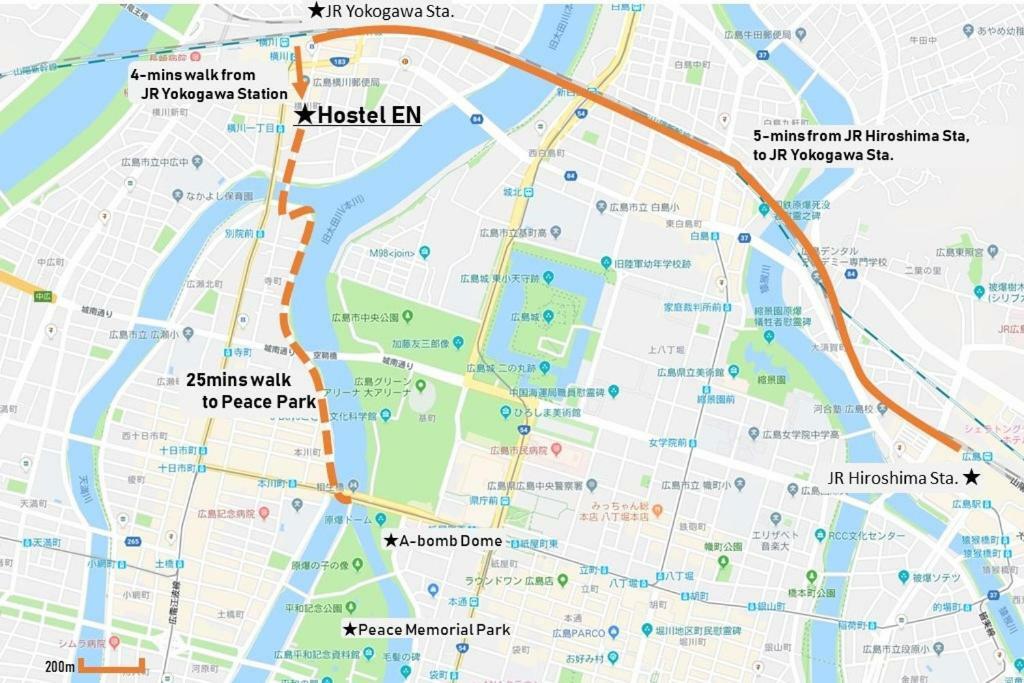 Hiroshima Hostel En Εξωτερικό φωτογραφία